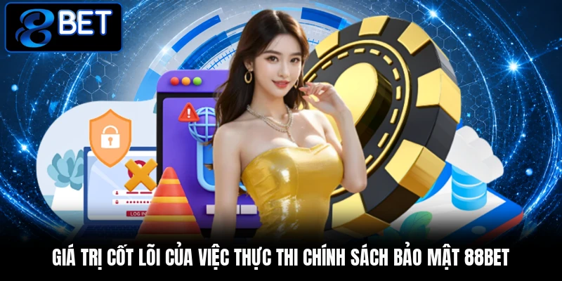 Giá trị cốt lõi của việc thực thi chính sách bảo mật 88BET