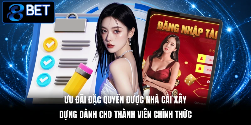 Ưu đãi đặc quyền được nhà cái xây dựng dành cho thành viên chính thức
